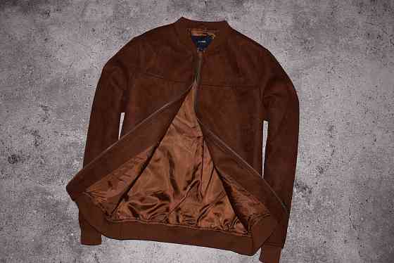 Kiabi Suede Bomber (Мужская Коричневая Куртка Бомбер Замш Киабі ) Запорожье