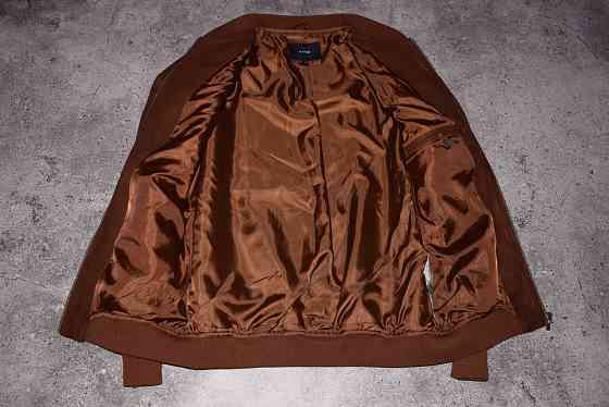 Kiabi Suede Bomber (Мужская Коричневая Куртка Бомбер Замш Киабі ) Запорожье