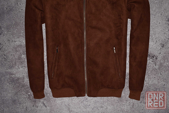 Kiabi Suede Bomber (Мужская Коричневая Куртка Бомбер Замш Киабі ) Запорожье - изображение 3