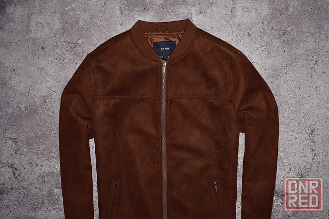 Kiabi Suede Bomber (Мужская Коричневая Куртка Бомбер Замш Киабі ) Запорожье - изображение 2