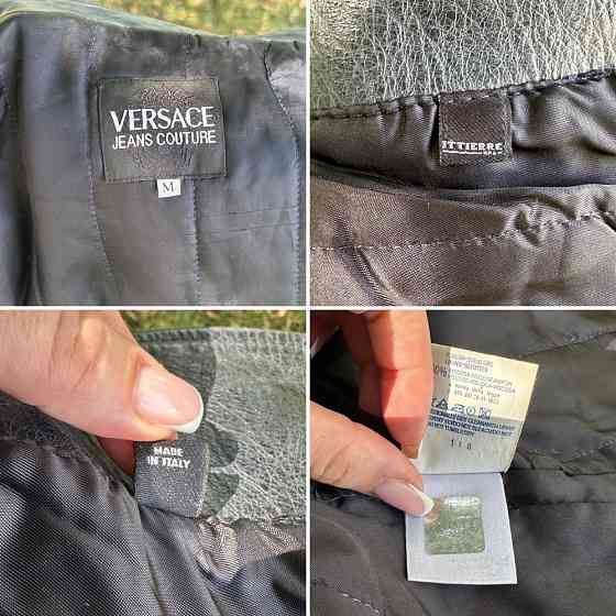 Кожаная куртка жакет Versace Jeans Couture, оригинал Запорожье