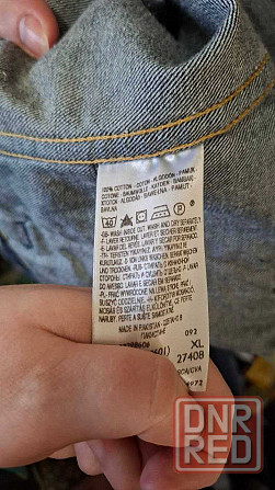Куртка мужская джинсовая Levis размер XL Запорожье - изображение 6