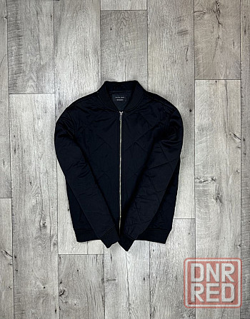 Zara man куртка бомбер M размер стеганая демисезонная черная фирменная Запорожье - изображение 1