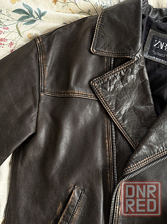 Косуха zara размер м винтаж состаренная коричневая Запорожье - изображение 4