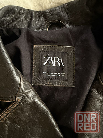 Косуха zara размер м винтаж состаренная коричневая Запорожье - изображение 3