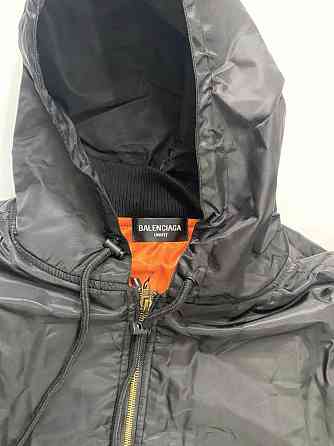 бомбер Balenciaga SS22 black hooded bomber jacket Запорожье
