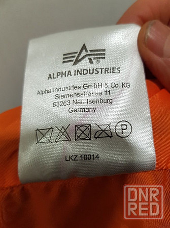 Бомбер Alpha Industries cинего цвета, размер S - наш 44-46 Запорожье - изображение 5