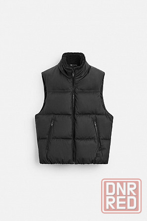 Жилетка мужская Zara водоотталкивающая с меховым воротником М Запорожье - изображение 1