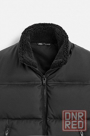 Жилетка мужская Zara водоотталкивающая с меховым воротником М Запорожье - изображение 3