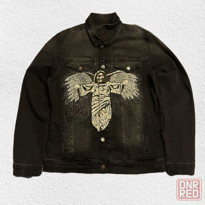 jeans jacket affliction type Запорожье - изображение 1
