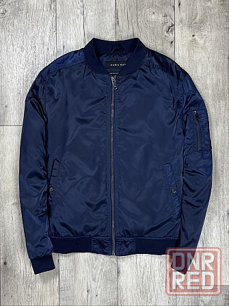 Zara man куртка бомбер XL размер ветровка синяя демисезонная Запорожье - изображение 2