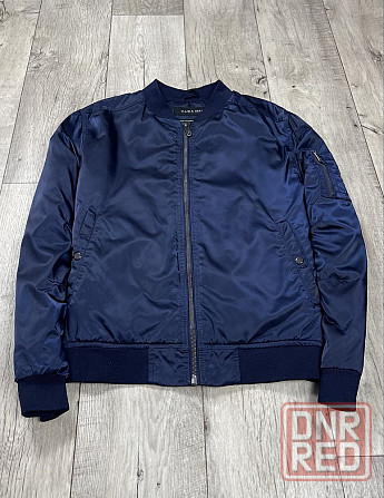 Zara man куртка бомбер XL размер ветровка синяя демисезонная Запорожье - изображение 3