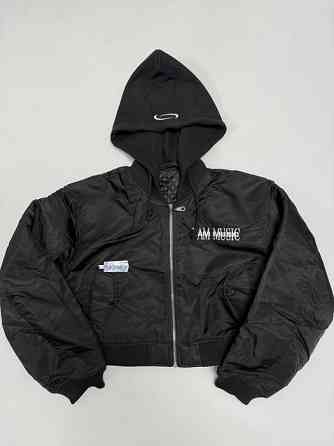 бомбер Playboi Carti IM MUSIC cropped  balenciaga rick owens vetements Запорожье