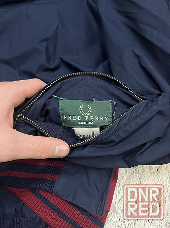 Оригинальный мужской винтажный бомбер харик куртка fred perry fp Запорожье - изображение 4
