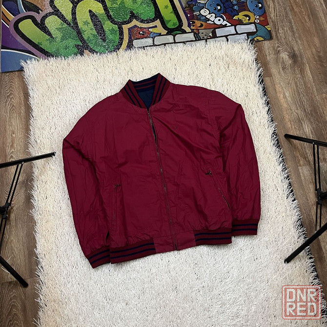 Оригинальный мужской винтажный бомбер харик куртка fred perry fp Запорожье - изображение 2