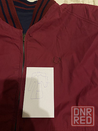 Оригинальный мужской винтажный бомбер харик куртка fred perry fp Запорожье - изображение 8