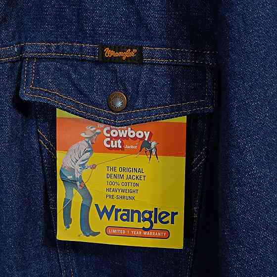Джинсовая куртка джинсовка wrangler cowboy cut pre-shrunk Запорожье