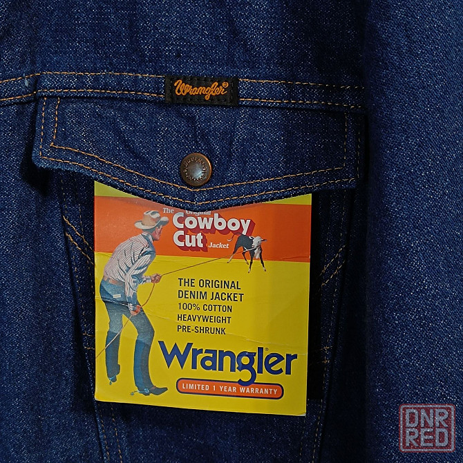 Джинсовая куртка джинсовка wrangler cowboy cut pre-shrunk Запорожье - изображение 5