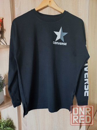 Мужской лонгслив Converse р. S хлопок Запорожье - изображение 1