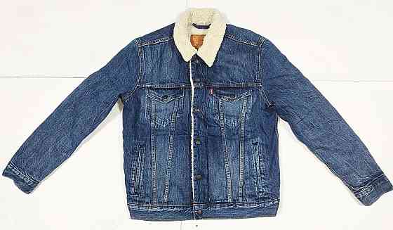 Куртка шерпа джинсовая Levis осень зима 48рM. Запорожье