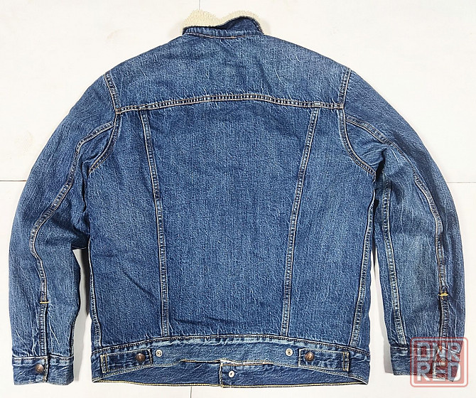 Куртка шерпа джинсовая Levis осень зима 48рM. Запорожье - изображение 3