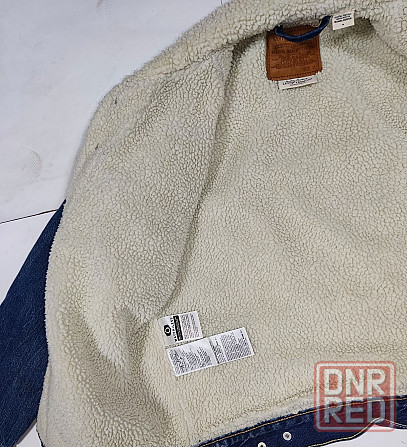 Куртка шерпа джинсовая Levis осень зима 48рM. Запорожье - изображение 7