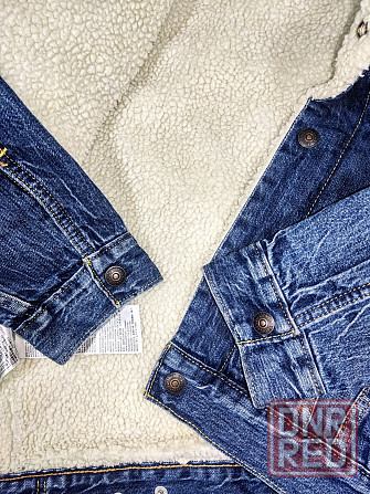 Куртка шерпа джинсовая Levis осень зима 48рM. Запорожье - изображение 5