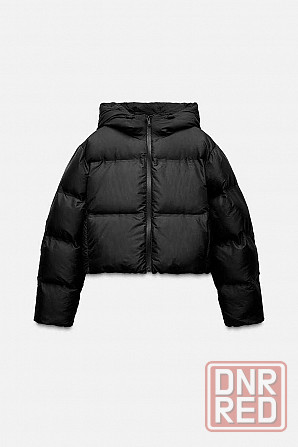 Стеганая короткая куртка анорак Zara Запорожье - изображение 1