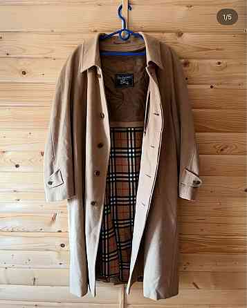 Пальто шерстяное плащ мужской Burberry винтаж оригинал Запорожье