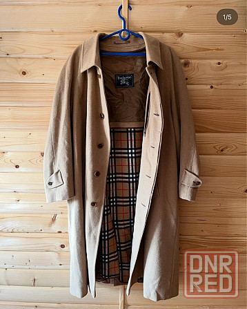 Пальто шерстяное плащ мужской Burberry винтаж оригинал Запорожье - изображение 1