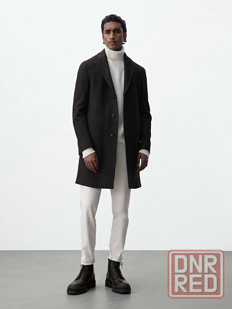 Пальто мужское Massimo Dutti  тёмно серое Идеальное состояние Запорожье - изображение 7