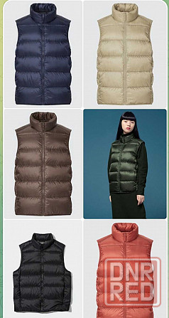Пуховая жилетка UNIQLO  УНИСЕКС, много расцветок Запорожье - изображение 1