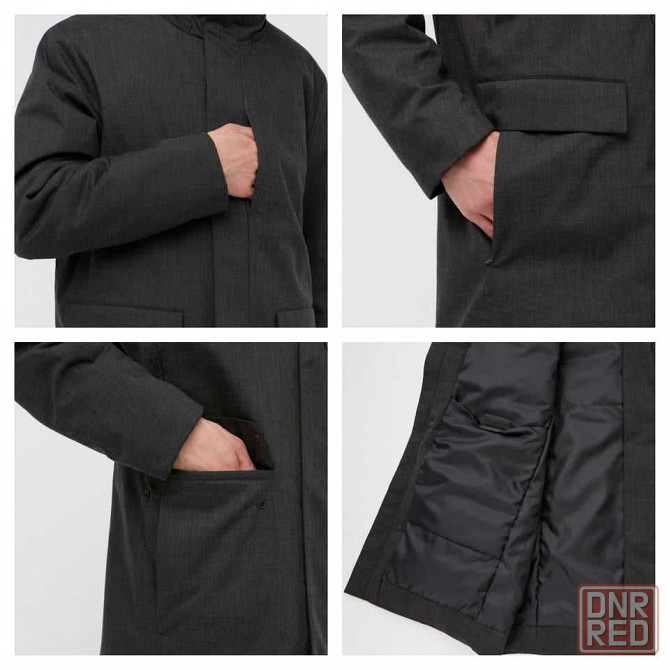 Инновационное теплое пуховое пальто гибрид uniqlo Запорожье - изображение 5