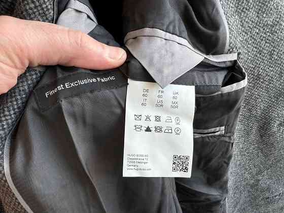 Hugo Boss мужское классическое шерстяное пальто размер 60 XXL 2XL 3XL Запорожье