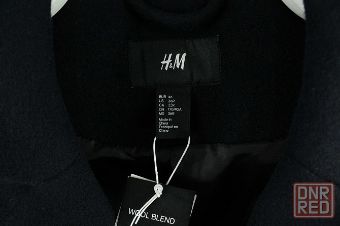Стильное классическое пальто HM Wool-blend Coat Размер 46-48 М-Л Запорожье - изображение 4