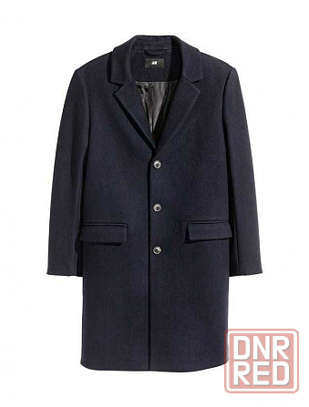 Стильное классическое пальто HM Wool-blend Coat Размер 46-48 М-Л Запорожье - изображение 1
