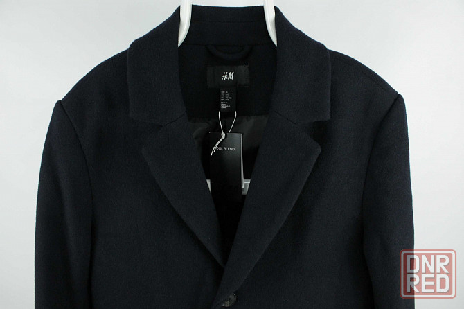 Стильное классическое пальто HM Wool-blend Coat Размер 46-48 М-Л Запорожье - изображение 3