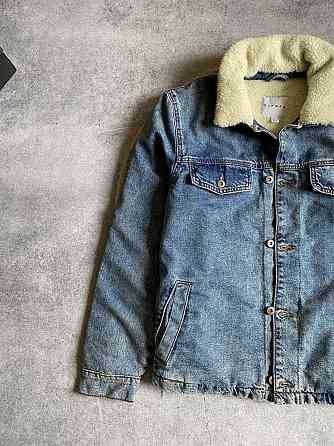 Topman Vintage Washed оригинал новая мужская куртка шерпа джинсовая Запорожье