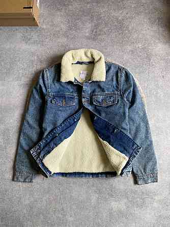 Topman Vintage Washed оригинал новая мужская куртка шерпа джинсовая Запорожье