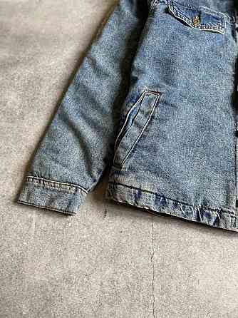 Topman Vintage Washed оригинал новая мужская куртка шерпа джинсовая Запорожье