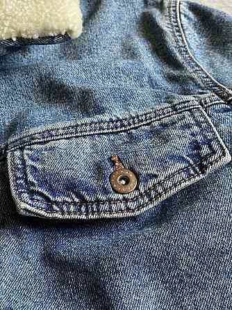 Topman Vintage Washed оригинал новая мужская куртка шерпа джинсовая Запорожье