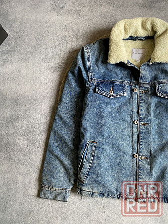 Topman Vintage Washed оригинал новая мужская куртка шерпа джинсовая Запорожье - изображение 4