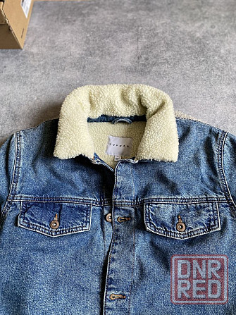 Topman Vintage Washed оригинал новая мужская куртка шерпа джинсовая Запорожье - изображение 3