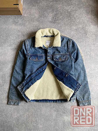 Topman Vintage Washed оригинал новая мужская куртка шерпа джинсовая Запорожье - изображение 2
