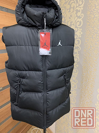 Жилет   Пуховой. Мужской  JORDAN XS-XXXL цвет хаки Черный Запорожье - изображение 1