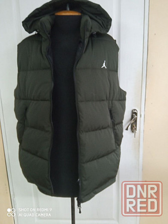 Жилет   Пуховой. Мужской  JORDAN XS-XXXL цвет хаки Черный Запорожье - изображение 2