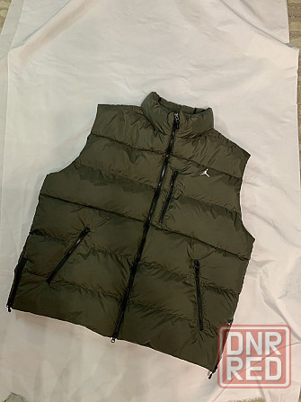 Жилет   Пуховой. Мужской  JORDAN XS-XXXL цвет хаки Черный Запорожье - изображение 5