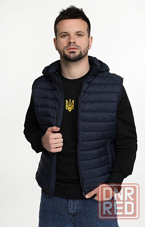 Жилетка мужская синим цветом Запорожье - изображение 1
