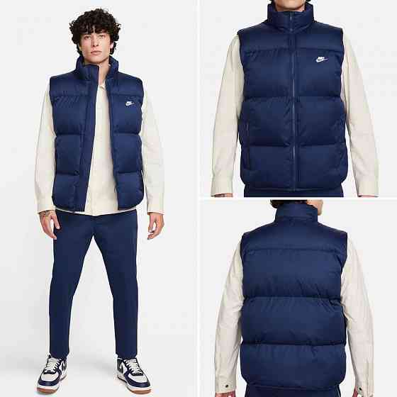 Оригінал Nike (M,L) Club Puffer Vest Жилет Куртка Пуховик FB7373-410 Запорожье