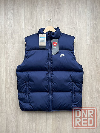 Оригінал Nike (M,L) Club Puffer Vest Жилет Куртка Пуховик FB7373-410 Запорожье - изображение 1